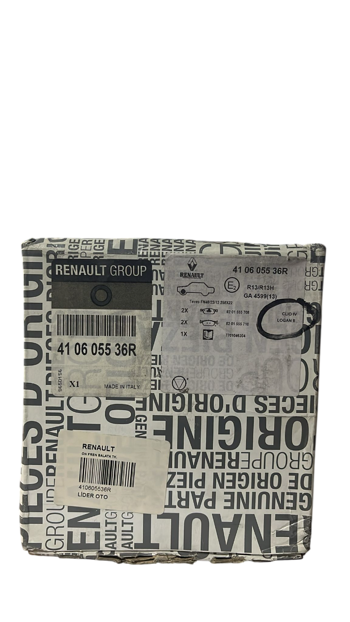 410605536R Clio 4 Sandero Symbol Ön Fren Balatası Takımı Geniş Tip
